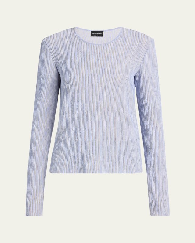 Textured Tie-Dye Sweater